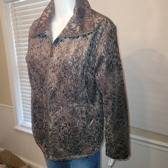 VINTAGE Gold Jacket by COMPANY COLLECTION, SZ 14P - Picture 3 of 12